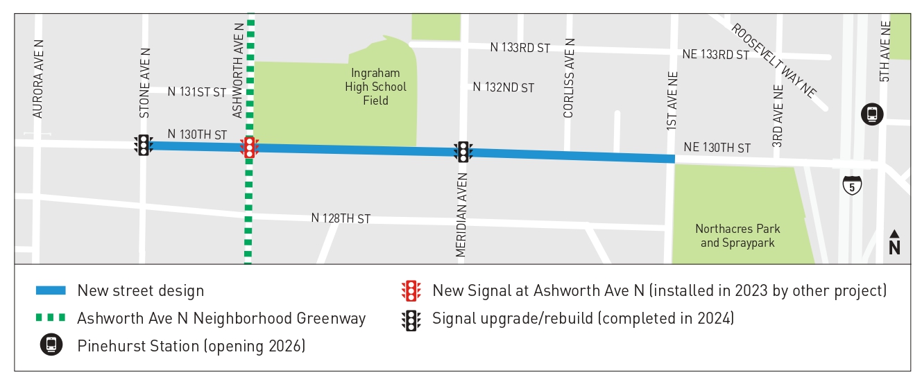 N 130TH St Vision Zero Safety Corridor - Transportation | seattle.gov